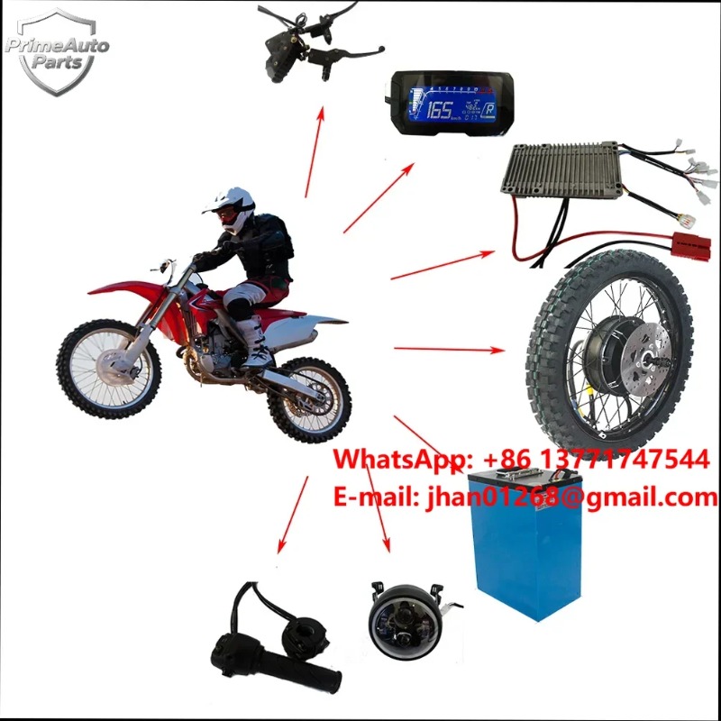 12000W Electric Motorcycle Hub Motor - Yeni Elektrikli Dönüşüm Kiti 72v 12000w