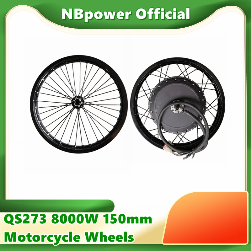 72V 8000W Brushless Hub Motor - QS273 40h v3 Motosiklet 17'' 18